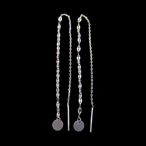 Silver Plain Earrings