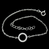 Silver Zircon Bracelet
