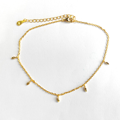 Silver Pearl Anklet