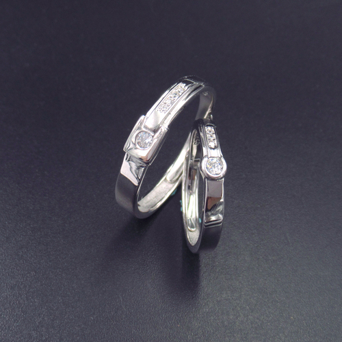 Silver Couple Rings