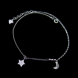 Silver Zircon Anklet