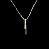 Silver Zircon Necklace