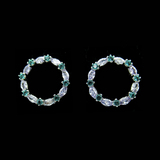 Silver Zircon Ear Stubs