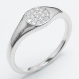 Silver Zircon Ring