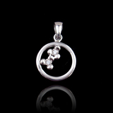 Silver Zircon Pendant