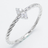 Silver Zircon Ring