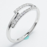 Silver Zircon Ring