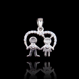 Silver Zircon Pendant