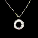 Silver Zircon Necklace