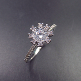 Silver Zircon Ring