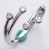 Silver Zircon Ring