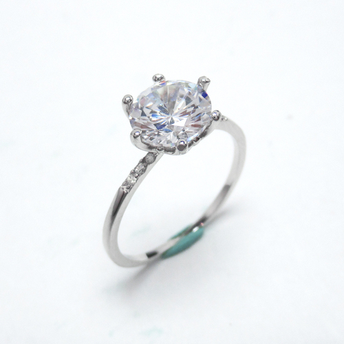 Silver Zircon Ring