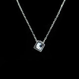 Silver Zircon Necklace