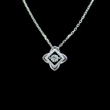 Silver Zircon Necklace