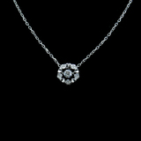 Silver Zircon Necklace