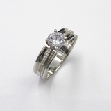 Silver Zircon Ring
