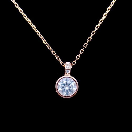 Silver Zircon Necklace