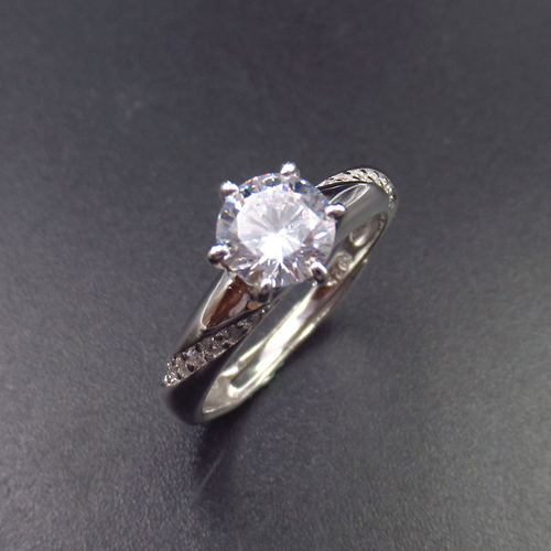 Silver Zircon Ring