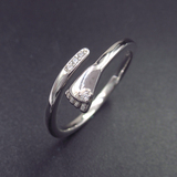 Silver Zircon Ring