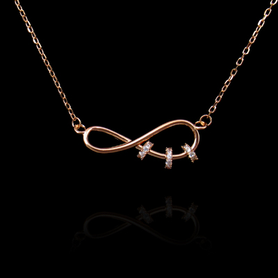 Silver Zircon Necklace