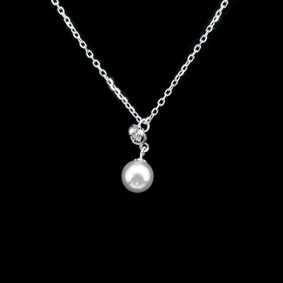 Silver Pearl Necklace