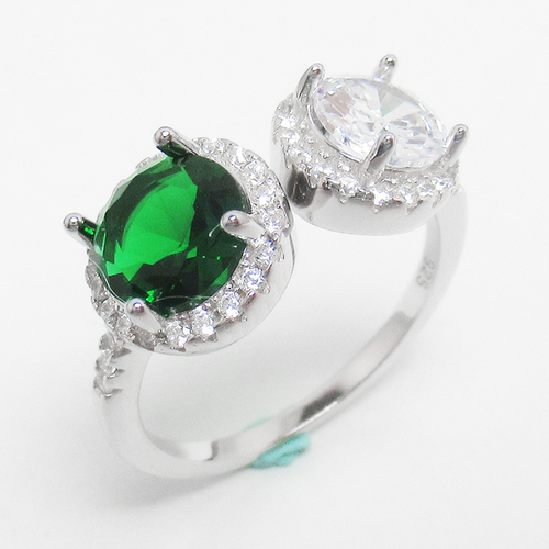 Silver Zircon Ring