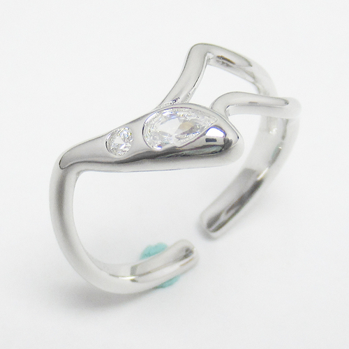 Silver Zircon Ring