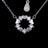 Silver Zircon Necklace