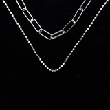 Silver Plain Necklace