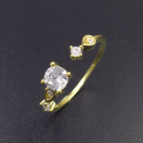 Silver Zircon Ring