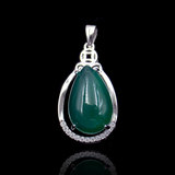 Silver Natural Chalcedony Pendant