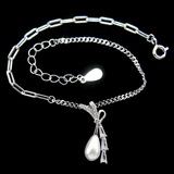 Silver Pearl Bracelet
