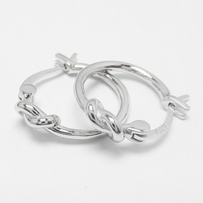 Silver Plain Huggies