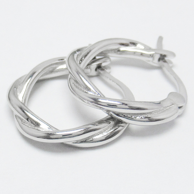 Silver Plain Huggies