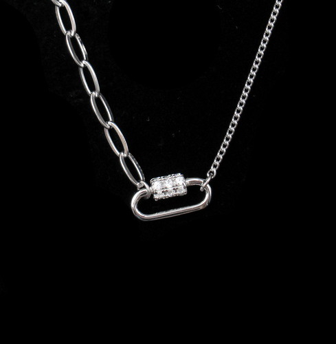 Silver Zircon Necklace