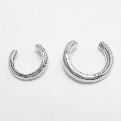Silver Plain Huggies