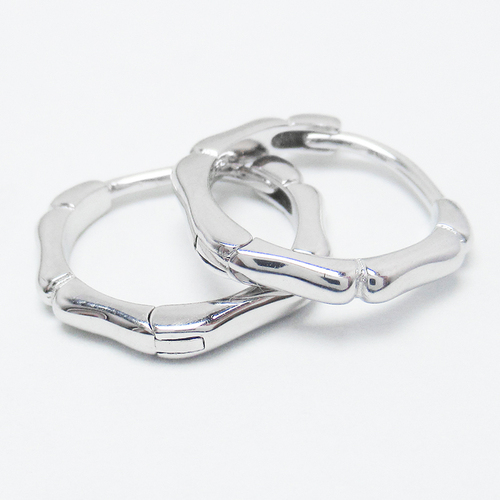 Silver Plain Huggies