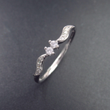 Silver Zircon Ring