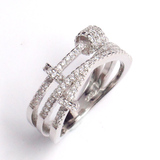 Silver Zircon Ring
