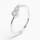 Silver Zircon Ring