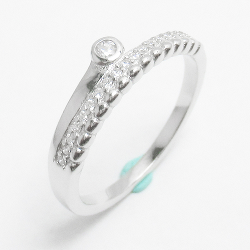 Silver Zircon Ring