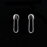 Sliver Clip Shaped Plain Ear Stub