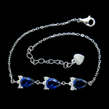 Silver Zircon Bracelet