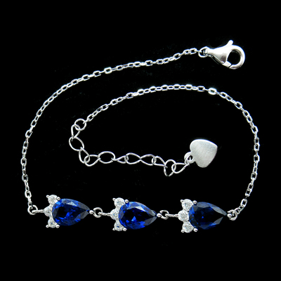 Silver Zircon Bracelet