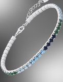 Silver Zircon Bracelet