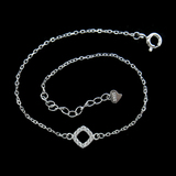 Silver Zircon Bracelet