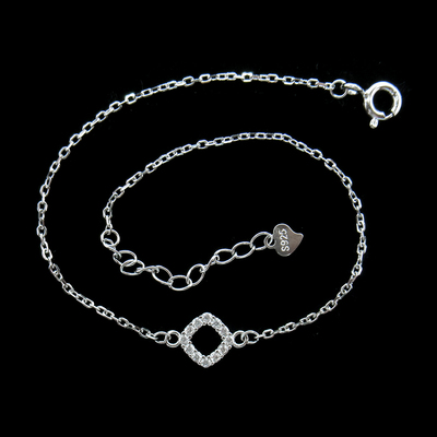 Silver Zircon Bracelet