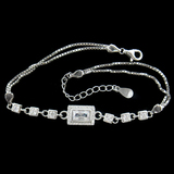 Silver Zircon Bracelet