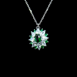 Silver Zircon Necklace