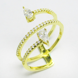 Silver Zircon Ring